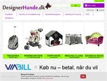 Tablet Screenshot of designerhunde.dk